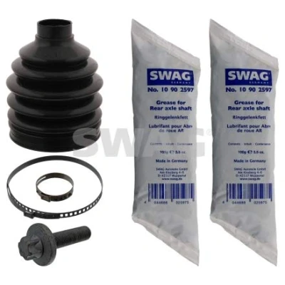 Abbildung von SWAG 10 94 3449 Achsmanschette 115 Vorderachse, radseitig Thermoplast MERCEDES BENZ: GLK, S Klasse Coupe, C Limousine