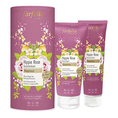 Abbildung von Farfalla Geschenkset, Hippie Rose, Duschgel, Körperlotion