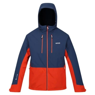 Abbildung von Regatta Highton Stretch III Regenjacke / wasserabweisende Jacke, Herren, Größe: 58/60, Admrl skydvr