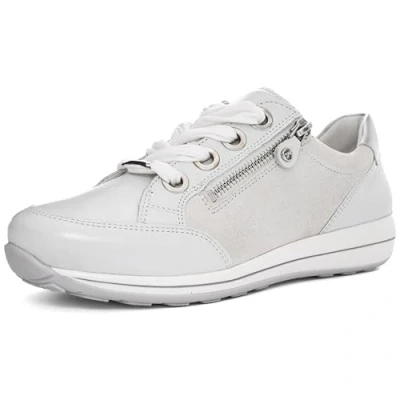 Abbildung von ara Osaka Sneaker low, Damen, Größe: 40, Nebbia,weiss,silber Schuhe