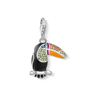 Abbildung von THOMAS SABO Charm Einhänger Tukan, 1727 691 7, mit Zirkonia (synth)