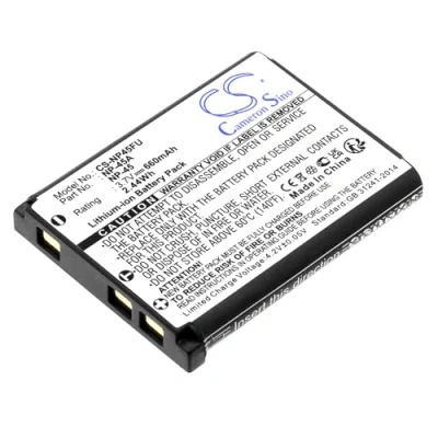 Abbildung von Battery for FUJIFILM FinePix Z300 Z31 Z33WP Z35 Z37 Z70 3.7V 660mAh
