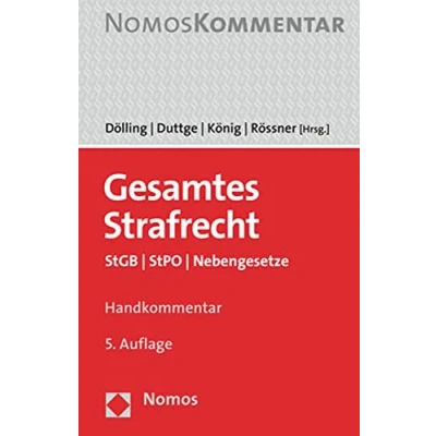 Abbildung von Gesamtes Strafrecht: StGB StPO Nebengesetze