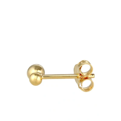 Abbildung von Elli Round GEO Design Ohrringe goldcoloured, Damen, Größe: One Size, Gold coloured