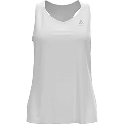 Abbildung von Odlo Damen Essential Lauftop, Weiß, XL EU