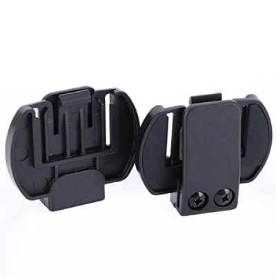 Abbildung von QSPORTPEAK Motorrad Intercom Zubehör, Mikrofon Kopfhörer Clip für V6 / V4 Bluetooth Interphone Intercom(2 Stück)