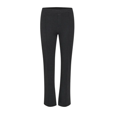 Abbildung von Part Two Pontaspw PA Stoffhose, Damen, Größe: 36, Dark grey check