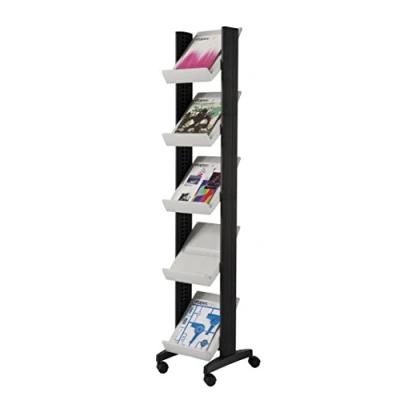 Abbildung von Paperflow Prospektständer Corner 259N.02 5 Fächer grau