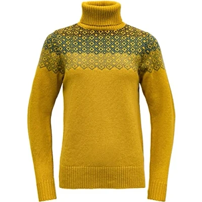Abbildung von Devold Damen Syvde Wool High Neck Tshirt, Pfahl, L
