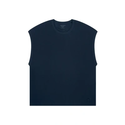 Abbildung von Schiesser Herren T ärmellos Doppelripp Organic Cotton 150 Years Baselayer Shirt, Admiral_183222, 52