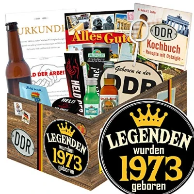 Abbildung von Legenden 1973 / Geschenkbox DDR Männer