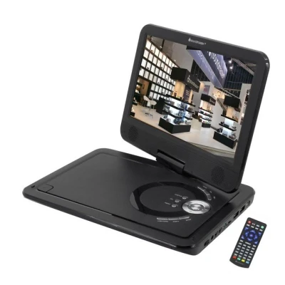 Abbildung von Soundmaster PDB1910SW tragbarer DVD Player 10.1&quot; / 25,9 cm DVB T2 HD Tuner USB/SD 300 Spiele eingebauter Akku Schwenkbildschirm