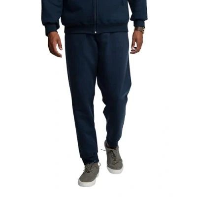 Abbildung von Fruit of the Loom Herren Eversoft Fleece Jogginghose mit Taschen, entspannte Passform, feuchtigkeitsableitend, atmungsaktiv, konisch zulaufende Sweathose Trainingshose, Marineblau, Mittel