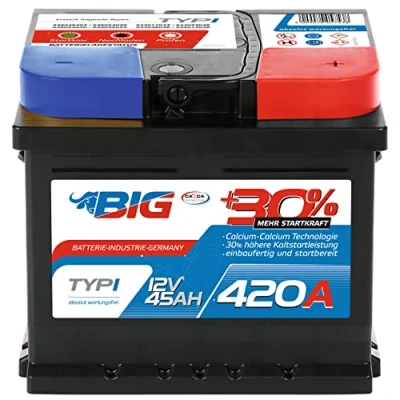 Abbildung von BIG +30% 12V 45Ah 420A/EN