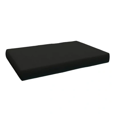 Abbildung von POKAR Palettenkissen Palettenauflagen mit abnehmbarem Bezug Palettenauflage Palettenmöbel Palettensofa, Sitzkissen 120x80, Schwarz