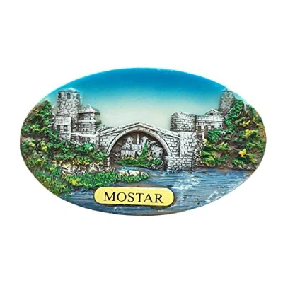 Abbildung von wedaredai Mostar Bosnien 3D Kühlschrank Magnet Reise Aufkleber Souvenirs, Home &amp; Küche Dekoration Aus China