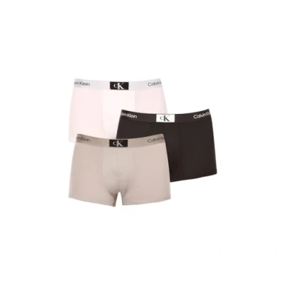Abbildung von Calvin Klein Underwear Trunk 3 PACK Panties, Herren, Größe: XS, Black, authentic grey, white