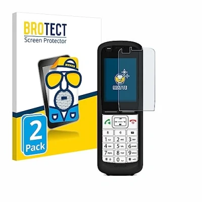 Abbildung von BROTECT Entspiegelungs Schutzfolie für Unify OpenScape DECT Phone R6 (2 Stück) Matte Displayschutz Folie, Anti Reflex, Fingerprint