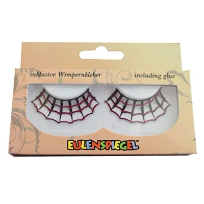Abbildung von EULENSPIEGEL Wimpern Spider schwarz/pink