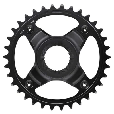 Abbildung von SHIMANO Unisex Adult Schwarzes 55 mm Treppe Gericht Fahrradgerichte, Mehrfarbig, one Size