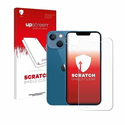Abbildung von upscreen Schutzfolie für Apple iPhone 13 mini (Display+Kamera) Kristall klar, Kratzschutz, Anti Fingerprint