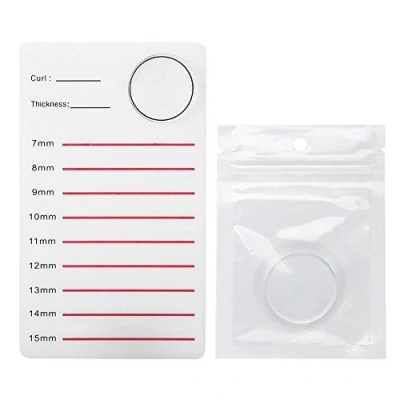 Abbildung von Wimpernhalter Skala Palette Palettenhalter, Natürliche Weiche Falsche Wimpernverlängerung Palette, Stehen für Übergroße Pfropfen Wimpern, Wimpern Verlängerung(1#)