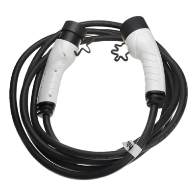 Abbildung von vhbw Ladekabel Typ 2 zu kompatibel mit Jeep Wrangler PHEV, Renegade PHEV Elektroauto, 3 phasig, 16 A, 11 kW, 5 m