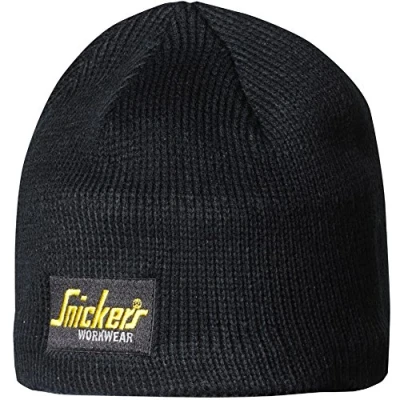 Abbildung von Snickers hue/beanie One Size sort strik m/logo 9084