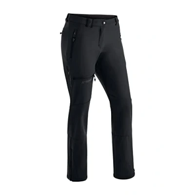 Abbildung von Maier Sports Damen Outdoorhose Adakit W, Winter Wanderhose mit Fleece Innenseite, atmungsaktive und warme Softshell Hose