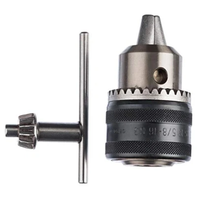 Abbildung von Bosch 1 608 571 056, Zahnkranzbohrfutter, 3 mm, 1,6 cm, 5/8 16, Schwarz, Edelstahl