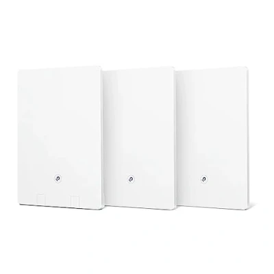 Abbildung von TP Link Archer Air R5 (3 Pack) AX3000 Wi Fi 6 Mesh Router Set, 8 mm ultradünnes Design, Wandmontage, inklusive 1 und 2 E5