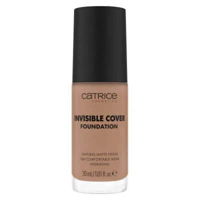 Abbildung von Catrice Invisible Cover Foundation, Nr. 042C, Nude, feuchtigkeitsspendend, langanhaltend, natürlich, für trockene Haut, vegan, ölfrei, ohne Parabene, Mikroplastikpartikel, 1er Pack (30ml)