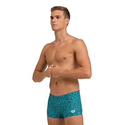 Abbildung von ARENA Herren Men&#039;s Short Allover Swim Trunks, Blu Ocean Flowers Multi, 6 EU