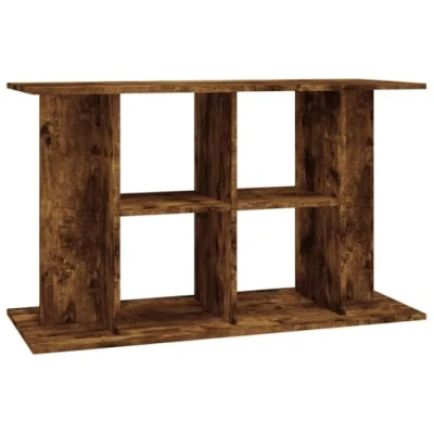 Abbildung von vidaXL Aquariumständer, Aquarium Unterschrank mit viel Stauraum, Tisch Stabiler Oberplatte, Aquariumschrank Halter, Räuchereiche Holzwerkstoff