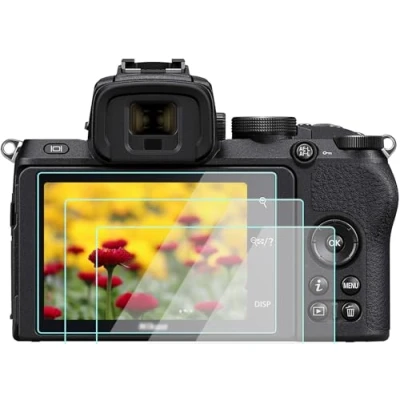 Abbildung von Z50 Displayschutzfolie für Nikon Z 50 Kamera, Komet 9H gehärtetes Glas, kratzfest, fingerabdruckfest, ultradünn, ultraklar, 3 Stück