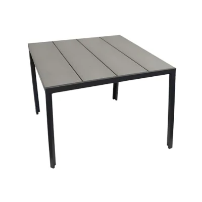 Abbildung von Kynast Gartentisch Aluminium 90 x cm Nonwood anthrazit/hellgrau, 613 401577