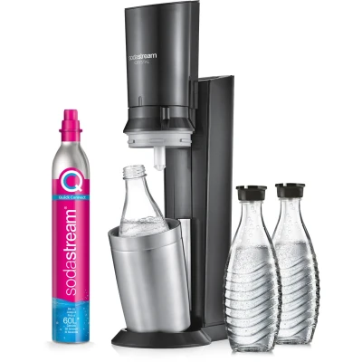 Abbildung von SodaStream Wassersprudler CRYSTAL 3.0 Vorteilspack schwarz
