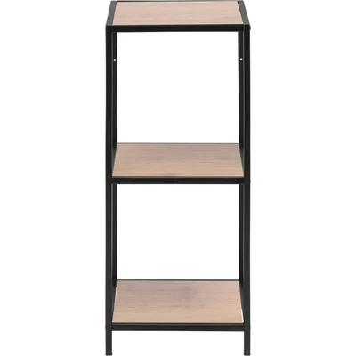 Abbildung von ACTONA GROUP Bücherregal, Metallgestell im modernen Industrielook, 2 Einlegeböden, Höhe 82,5 cm