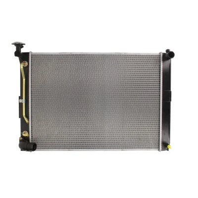 Abbildung von THERMOTEC D72052TT Kühler, Motorkühlung Aluminium für Fahrzeuge mit Klimaanlage 650 480 22 Automatikgetriebe Kühlrippen gelötet LEXUS: RX II