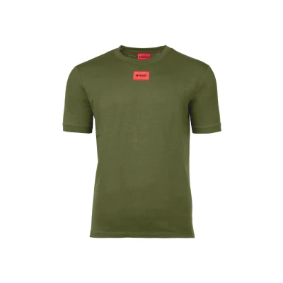 Abbildung von HUGO Diragolino Tshirt print Open green, Herren, Größe: XL, green
