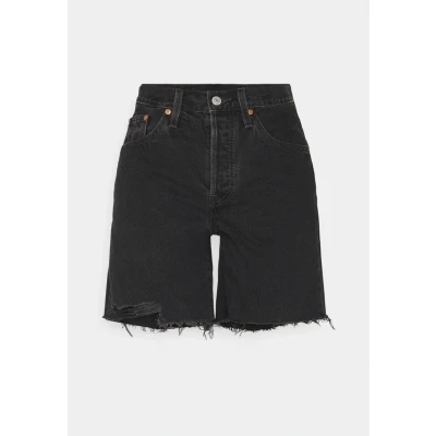 Abbildung von Levi&#039;s 501 MID Thigh Shorts Jeans Shorts, Damen, Größe: 24, Lunar black