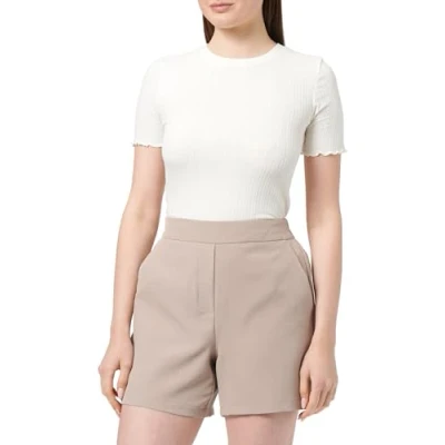 Abbildung von Pieces Shorts, Damen, Größe: XS, Silver mink