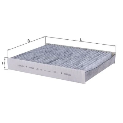 Abbildung von Filter, Innenraumluft MAHLE ORIGINAL LAK 169