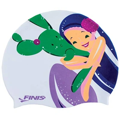 Abbildung von Finis Unisex Adult Cactus Mermaid Silicone Cap, One Size