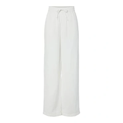 Abbildung von Pieces Pcsastina WIDE Stoffhose, Damen, Größe: Small, Cloud dancer