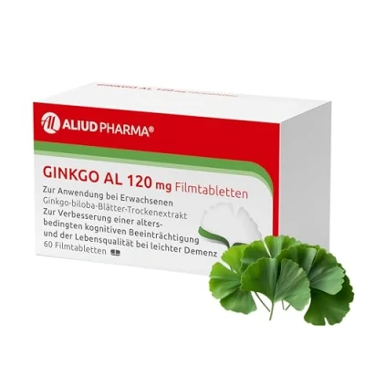 Abbildung von Ginkgo AL 120 mg Filmtabletten 60 St