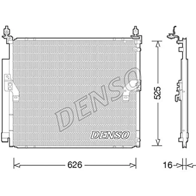Abbildung von DENSO DCN50034 Klimakondensator mit Trockner R 134a