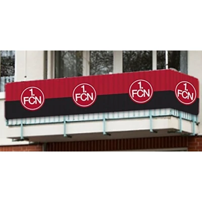 Abbildung von 1. FC Nürnberg FCN Balkonfahne Fahne 500cm x 90cm