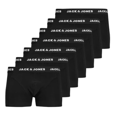 Abbildung von Jack &amp; Jones 7 PACK LN Panties, Herren, Größe: Small, Schwarz
