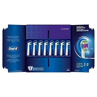 Abbildung von Oral B Aufsteckbürsten 3D White 8er FFU CleanMaximizer